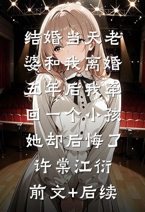 结婚当天老婆和我离婚，五年后我牵回一个小孩她却后悔了许棠江衍:前文+后续
