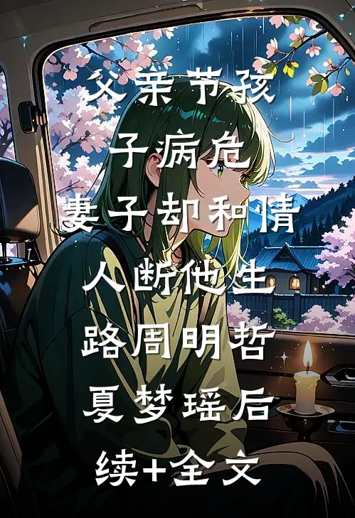 父亲节孩子病危，妻子却和情人断他生路周明哲夏梦瑶后续+全文