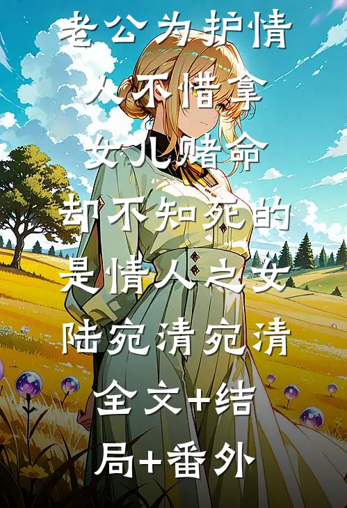 老公为护情人不惜拿女儿赌命，却不知死的是情人之女陆宛清宛清全文+结局+番外