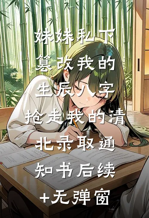 妹妹私下篡改我的生辰八字，抢走我的清北录取通知书后续+无弹窗