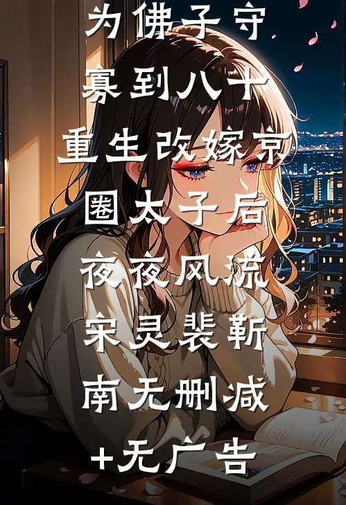 为佛子守寡到八十，重生改嫁京圈太子后夜夜风流宋灵裴靳南无删减+无广告