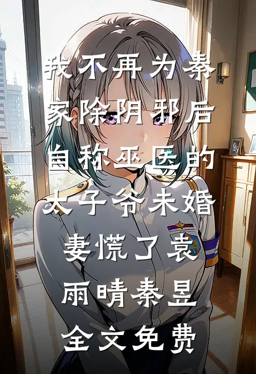 我不再为秦家除阴邪后，自称巫医的太子爷未婚妻慌了袁雨晴秦昱全文免费