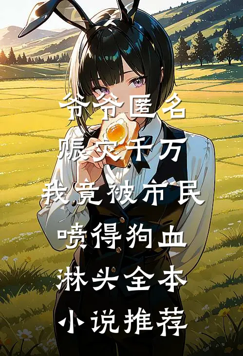 爷爷匿名赈灾千万，我竟被市民喷得狗血淋头全本小说推荐