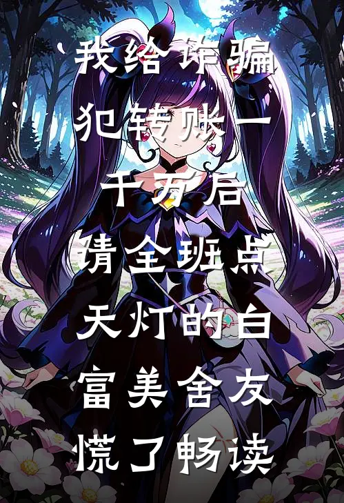 我给诈骗犯转账一千万后，请全班点天灯的白富美舍友慌了畅读